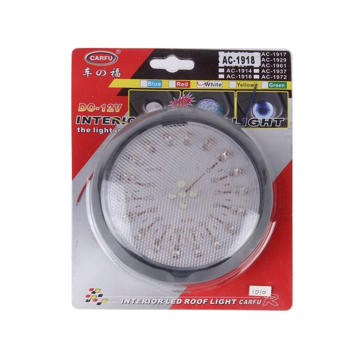 CARFU AC-1918 4W 5000K 250LM Interior LED Roof Light With 23LED Lamps, DC 12V(White Light)