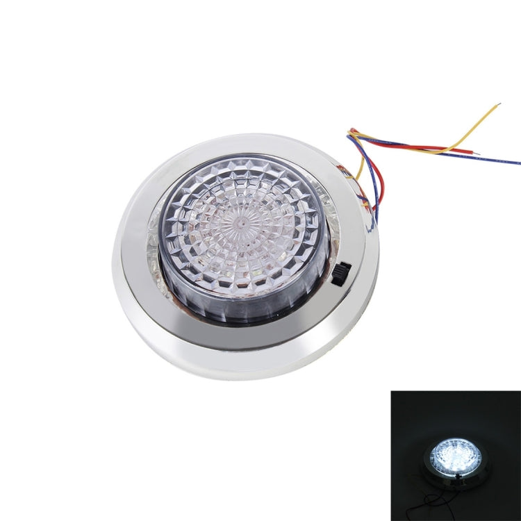 CARFU AC-1929 2W 5000K 100LM Interior LED Roof Light With 12 LED Lamps, DC 12V(White Light)