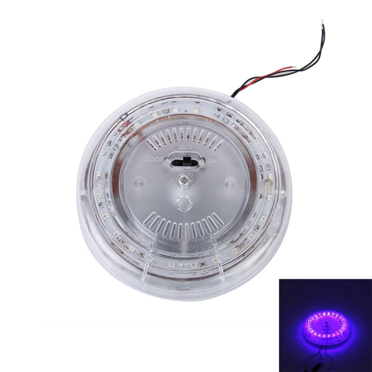 CARFU AC-225A 3W Interior LED Roof Light With 24 SMD-2835-LED Lamps, DC 12V(Blue Light)