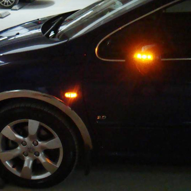 2 PCS FG-36A 11LEDs 3W Softer Turn Light, DC 12V, Wire Length: 1.8m(Yellow Light)