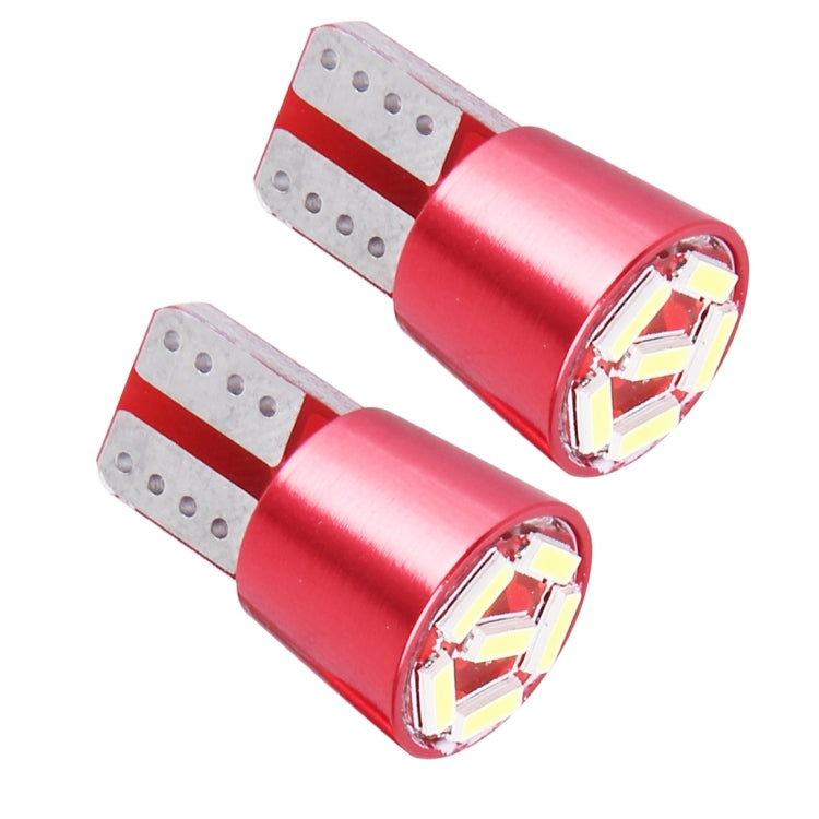 2 PCS T10 200lm 6000K 2W 6 SMD-4014 LEDs Car Clearance Light Lamp, DC 12V(White Light)