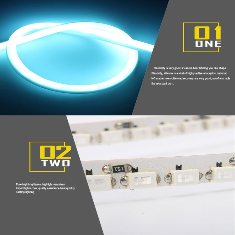 2 PCS Colorful Multi-models Fade Flash Strobe Lighting Form Car Daytime Running Lights Soft Article Lamp with Remote Control, DC 12V, Cable Length:2m