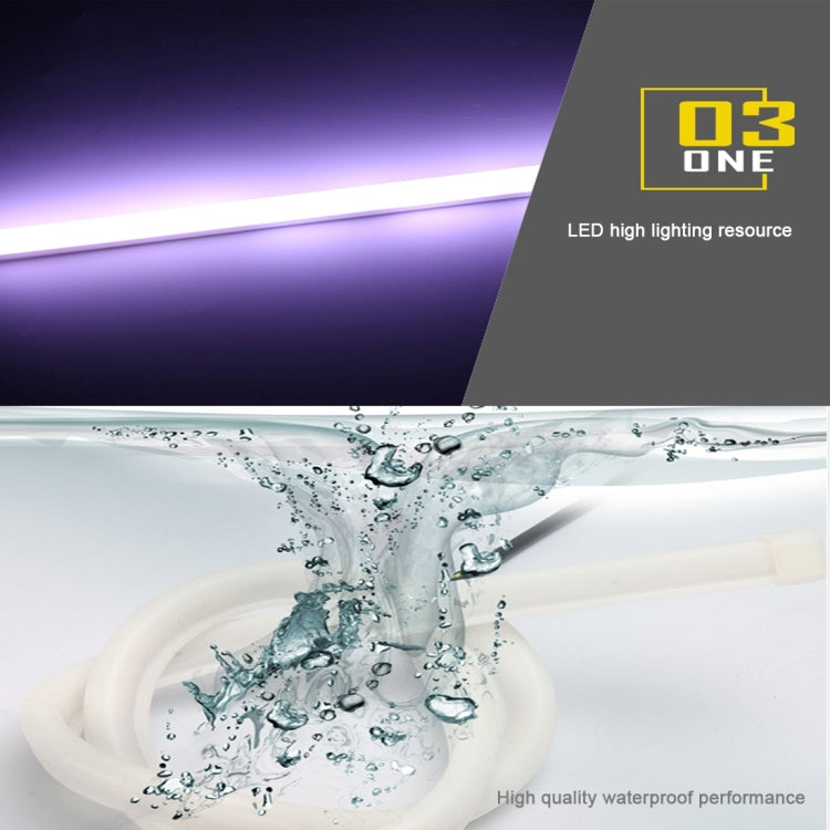 2 PCS Colorful Multi-models Fade Flash Strobe Lighting Form Car Daytime Running Lights Soft Article Lamp with Remote Control, DC 12V, Cable Length:2m