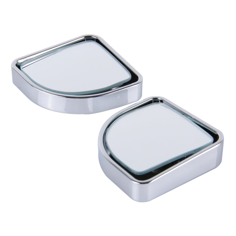 3R-015 2 PCS Car Blind Spot Rear View Wide Angle Mirror, Diameter: 5cm(Silver)