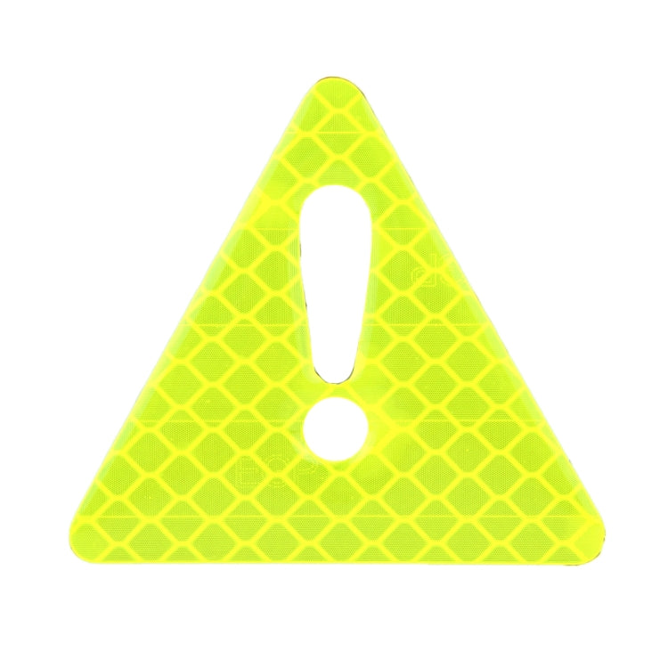 2 PCS Car-Styling Triangle Carbon Fiber Warning Sticker Decorative Sticker