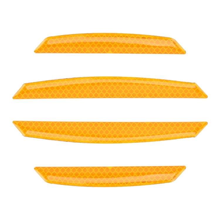 4 PCS Universal Car Door Anti-collision Strip Protection Guards Trims Stickers