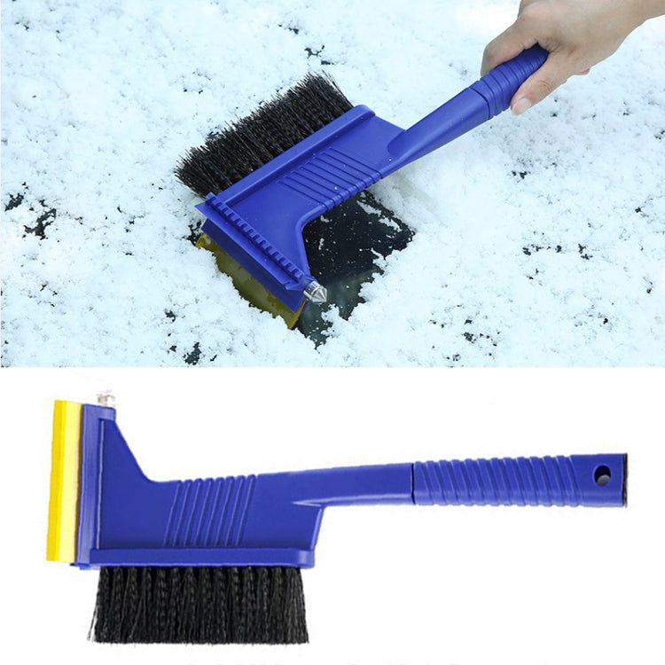 Car Snow Shovel Auto Ice Scraper Winter Road Safety Cleaning Tools Defrost Deicing Removal, with Brush and Safe Hammer