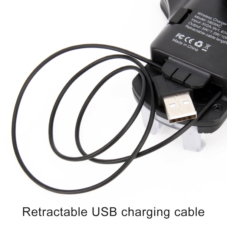 Universal Car Wireless Charger Air Vent Mount Phone Holder Stand, For iPhone, Galaxy, Sony, Lenovo, HTC, Huawei and other Smartphones(Width: 4.2-8.0cm)