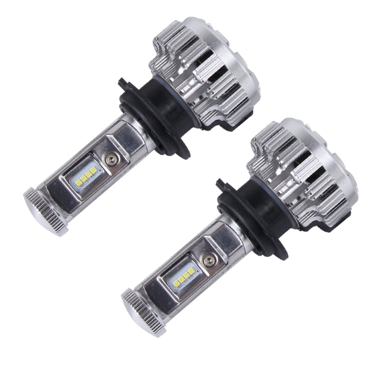 2 PCS H7 35W 3800lm 6500K Car LED Headlight with 8 CREE Lamps, DC 8-48V(White Light)