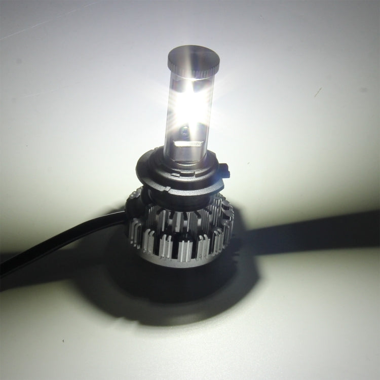 2 PCS H7 35W 3800lm 6500K Car LED Headlight with 8 CREE Lamps, DC 8-48V(White Light)