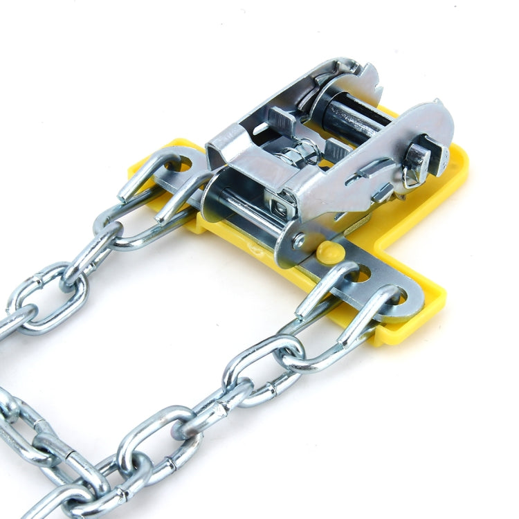 10 PCS Winter Car Snow Tire Anti-skid Chains Tyre Anti-slip Chains Metal Chains Gloves Snow Shovel Set for Family Car