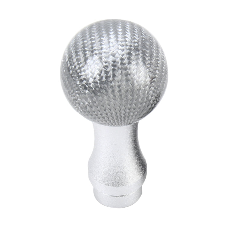 Universal Car Gear Shift Knob Modified Car Gear Shift Knob Auto Transmission Shift Lever Knob Carbon Lead Gear Knobs with Three Rubber Covers
