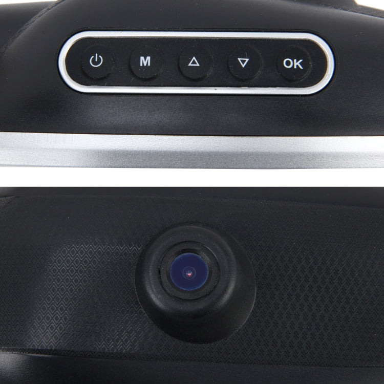 A Pair 2.4inch DC 12V-100V DVR Loop Recording 1080P High Resolution Motorcycle Driving Recorder Motorcycle Rear Mirror Cam without TF Card