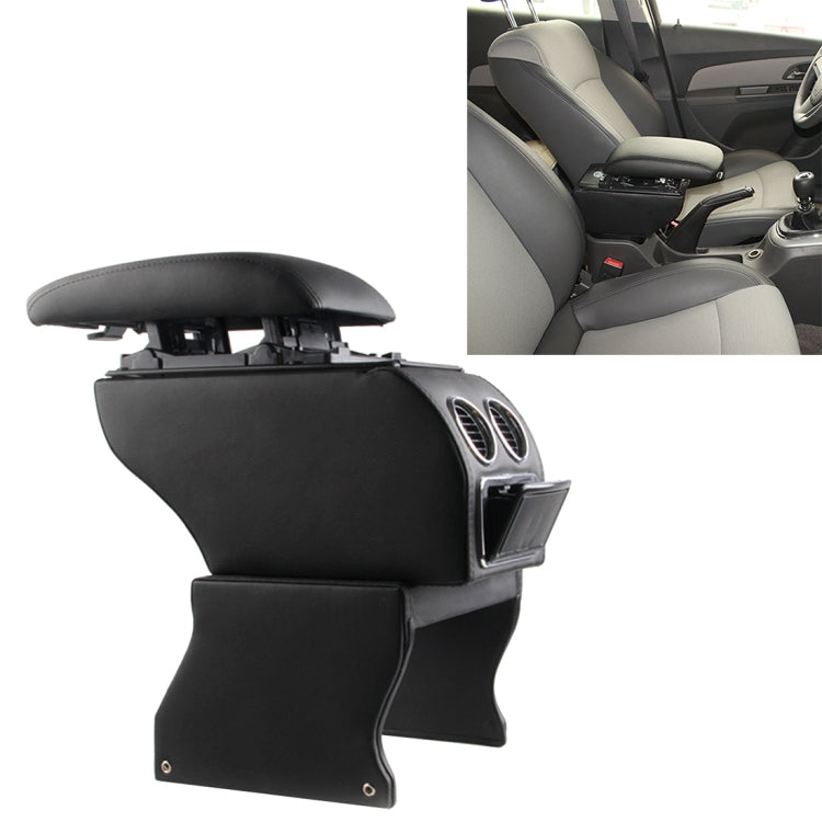 Car ABS Leather Wrapped Armrest Box with Fast Charge USB Holes and Cables for Tiguan