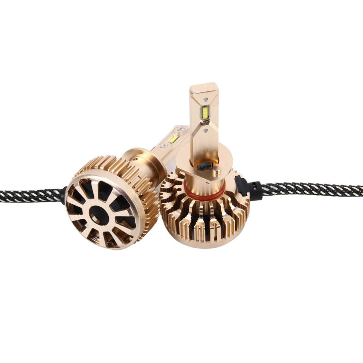 2 PCS H3 25W 2000LM 6000K Pure White High Power LED Headlight Bulbs Conversion Kit, DC 12-24V