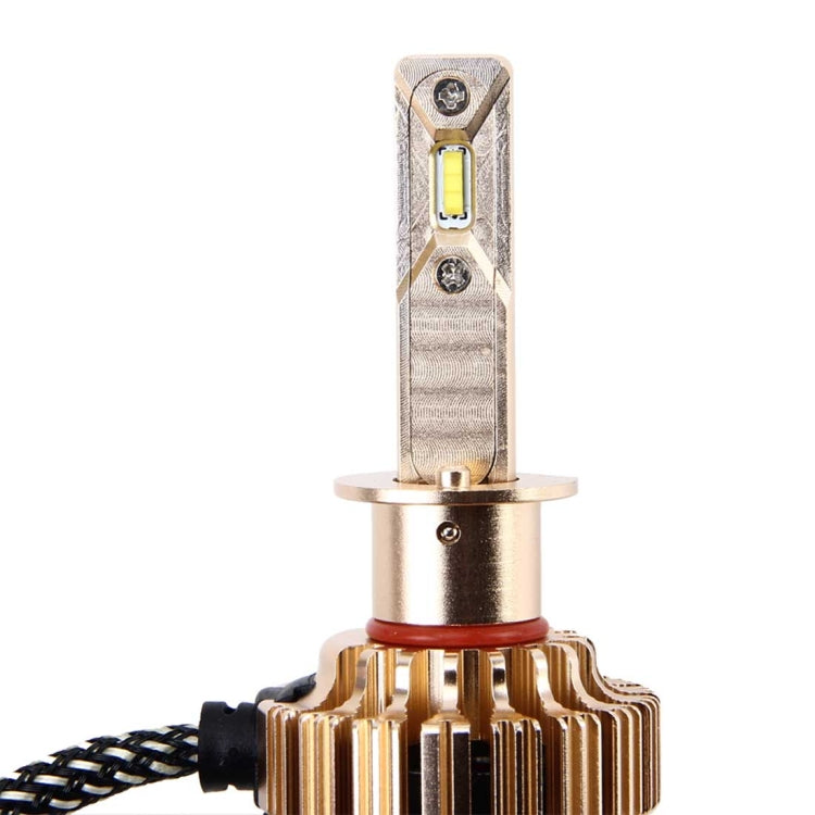 2 PCS H3 25W 2000LM 6000K Pure White High Power LED Headlight Bulbs Conversion Kit, DC 12-24V