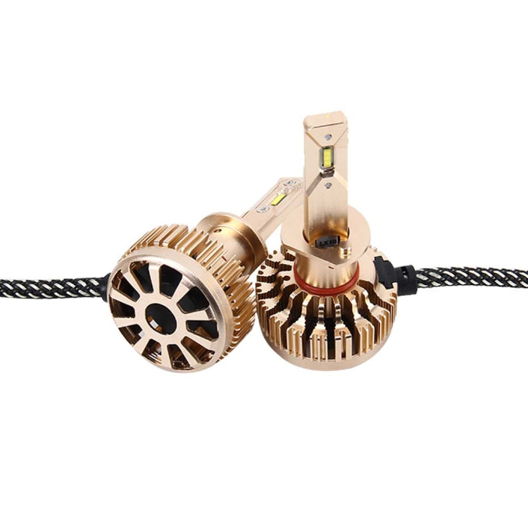 2 PCS H1 25W 2000LM 6000K Pure White High Power LED Headlight Bulbs Conversion Kit, DC 12-24V