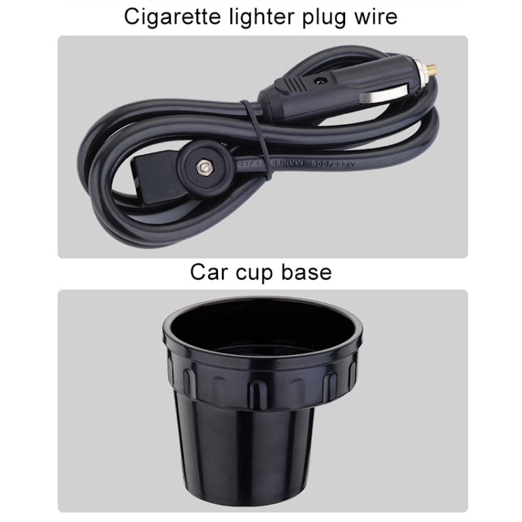DC 12V Stainless Steel Car Electric Kettle Heated Mug Heating Cup with Charger Cigarette Lighter for Car, Capacity: 500ML