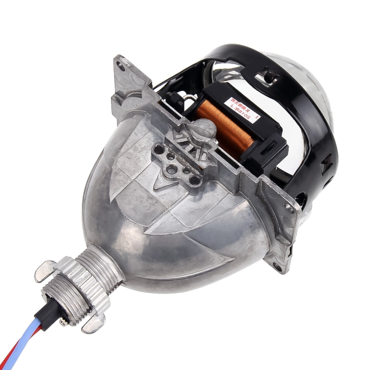 IPHCAR Q7 DC12V 35W 5500K 3.0 inch Non-destructive Modification Bi-Xenon Projector Lens Light with Special Light Bulb for Left Driving