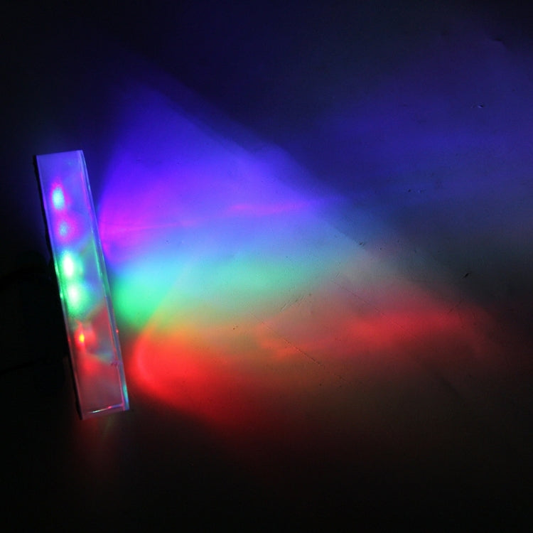 HAO YUAN HY-1539 DC 12V 5W 6LEDs Car Flash Lamp (Blue Light + Green Light + Red Light)