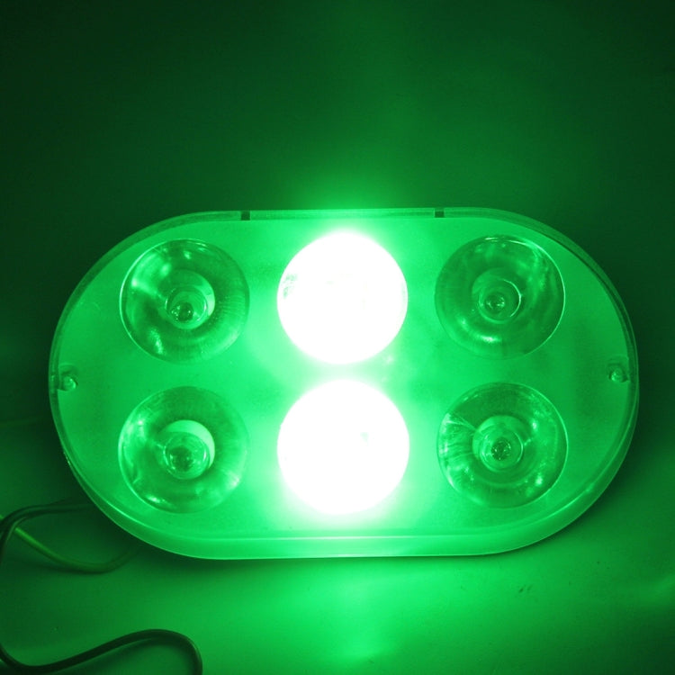 HAO YUAN HY-1539 DC 12V 5W 6LEDs Car Flash Lamp (Blue Light + Green Light + Red Light)