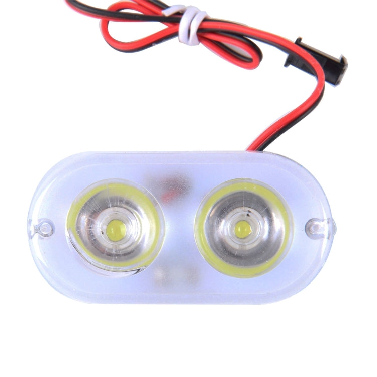 2 PCS HAOYUAN HY-1537 DC 12V 3W 150LM 5000K 4 LEDs Car Flashing DRL Daytime Running Lights Lamp(White Light)
