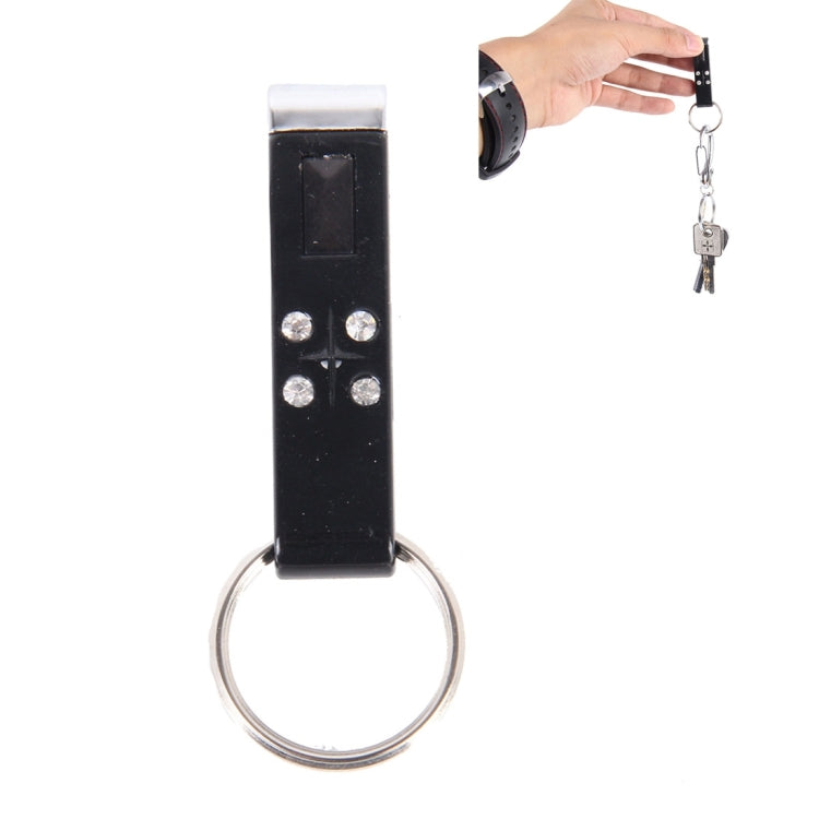 YI-216 Car Anti-Static Key Ring Holder with Four Diamond