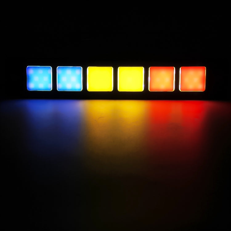 2 PCS DC 12V 7.4W Square Shape LED Daytime Running Lights Lamp COB LEDs