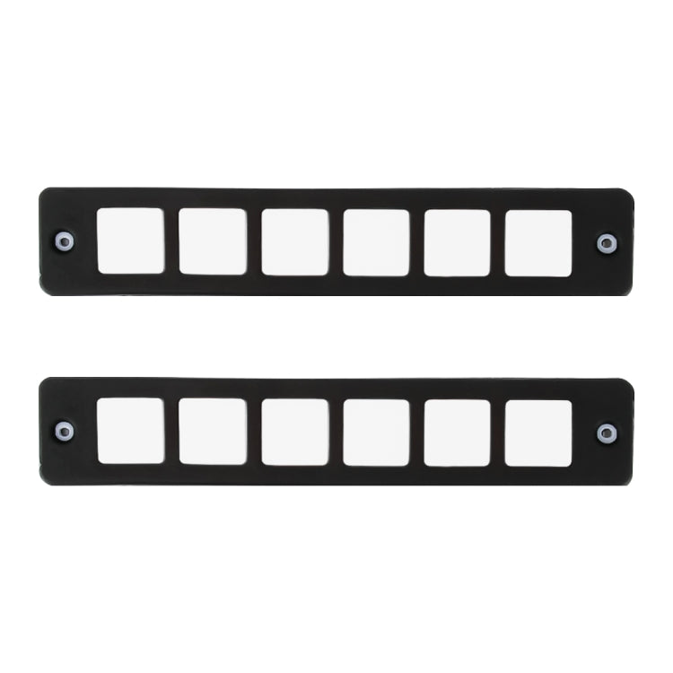 2 PCS DC 12V 7.4W Square Shape LED Daytime Running Lights Lamp COB LEDs