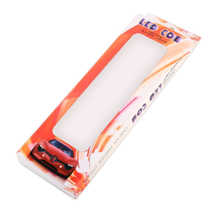 2 PCS DC 12V 7.4W Arrow Shape LED Daytime Running Lights Lamp COB LEDs