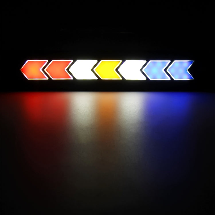 2 PCS DC 12V 7.4W Arrow Shape LED Daytime Running Lights Lamp COB LEDs