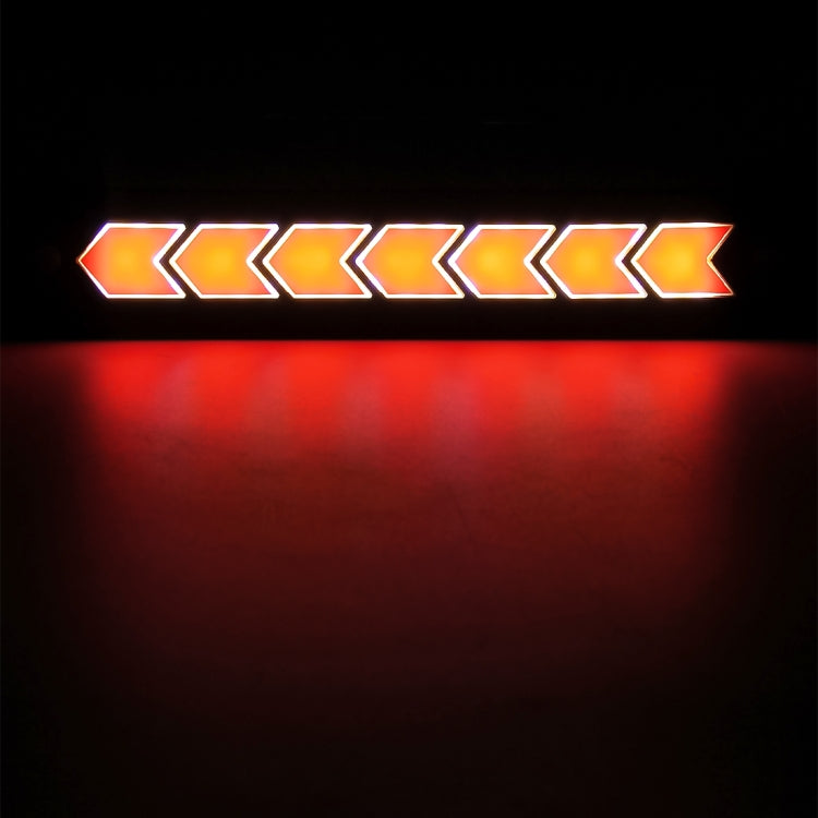 2 PCS DC 12V 7.4W Arrow Shape LED Daytime Running Lights Lamp COB LEDs