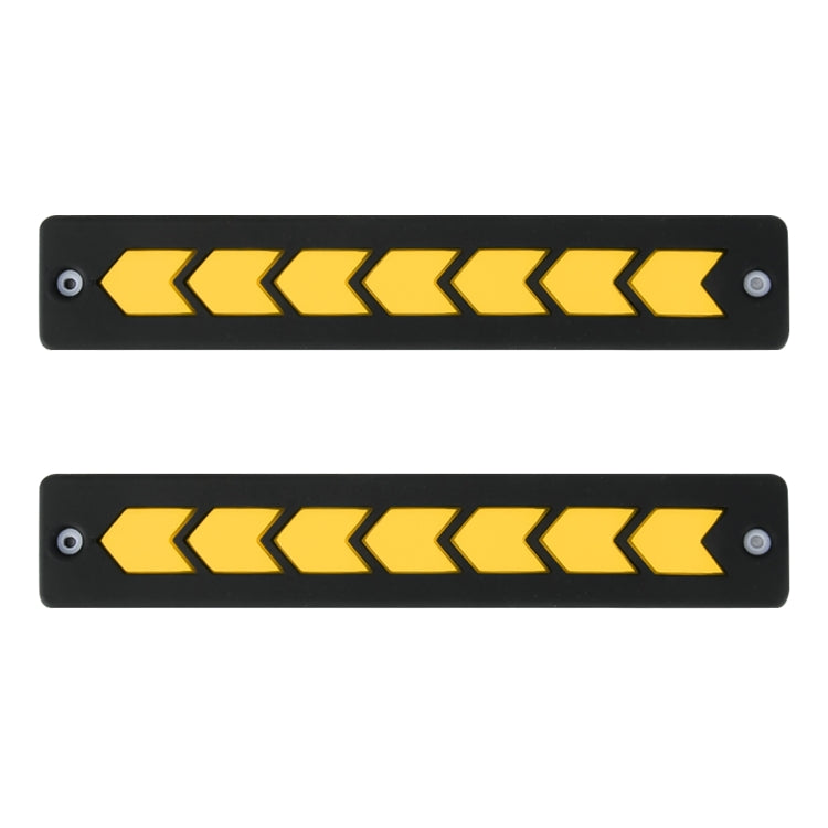 2 PCS DC 12V 7.4W Arrow Shape LED Daytime Running Lights Lamp COB LEDs