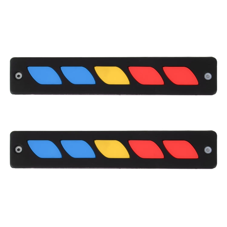 2 PCS DC 12V 7.4W Diamond Shape LED Daytime Running Lights Lamp COB LEDs