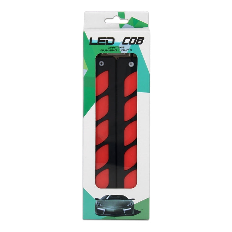 2 PCS DC 12V 7.4W Diamond Shape LED Daytime Running Lights Lamp COB LEDs