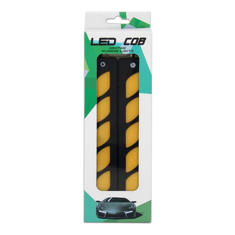 2 PCS DC 12V 7.4W Diamond Shape LED Daytime Running Lights Lamp COB LEDs