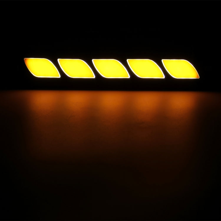 2 PCS DC 12V 7.4W Diamond Shape LED Daytime Running Lights Lamp COB LEDs