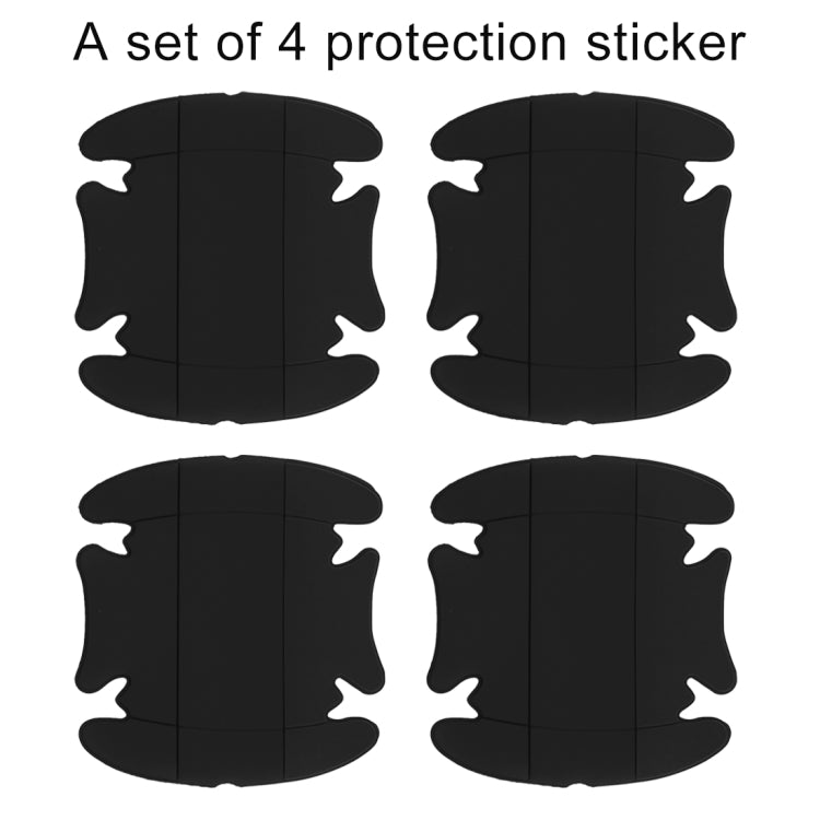 4 PCS Car-Styling Car Door Handle Scratches Resistant Sticker