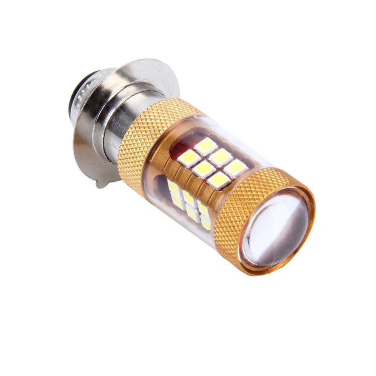 H6M/P15D 15W 1300 LM 6500K Motorcycle Headlight with 28 SMD-3030-LED Lamps, DC 12V(White Light)