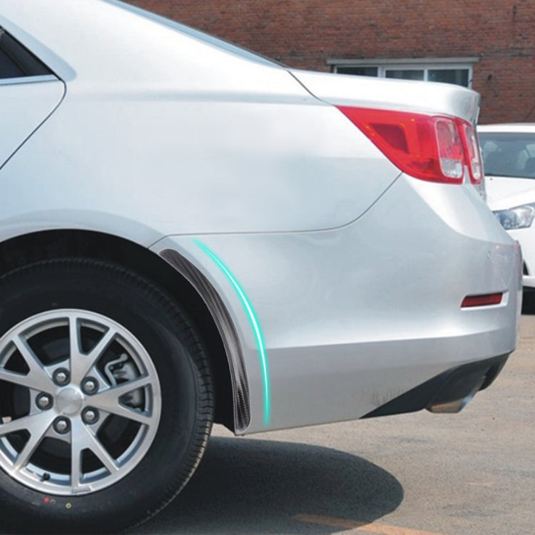 2 PCS 24.5cm Car Universal Fender Flares Wheel Eyebrow Decal Sticker Eyebrow Car-covers Black Striped Round Arc Strips