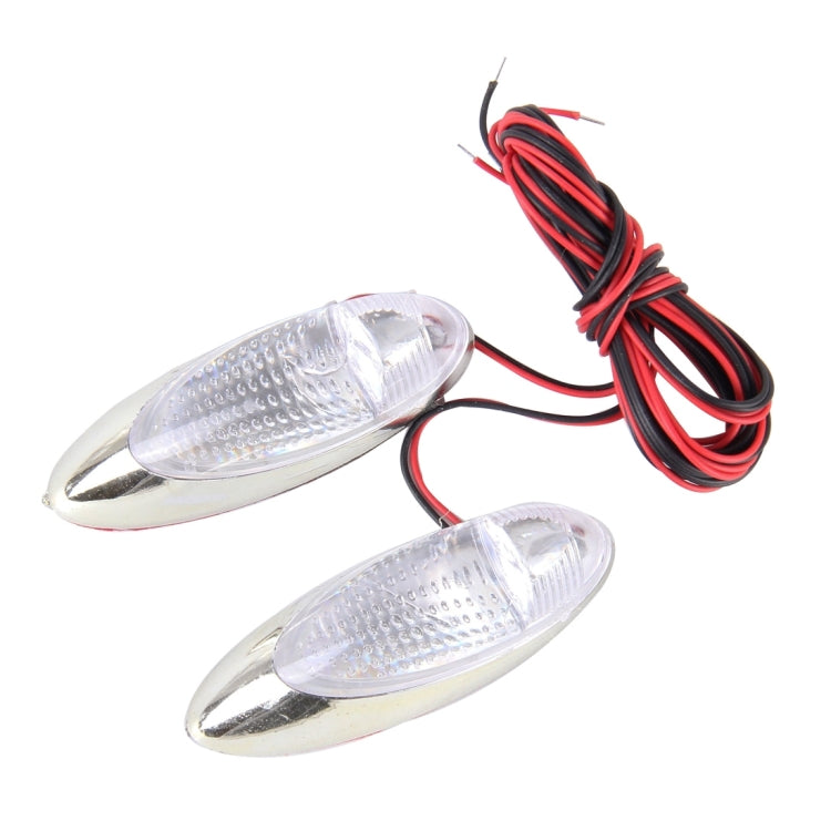2PCS CEDAR AC-808 1W Clearance Light, DC 12V(White Light)