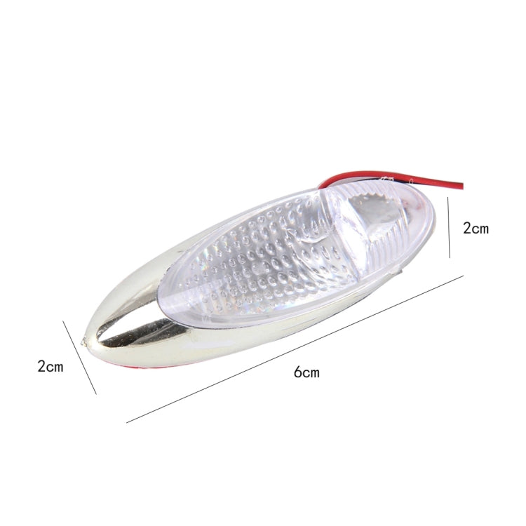 2PCS CEDAR AC-808 1W Clearance Light, DC 12V(White Light)