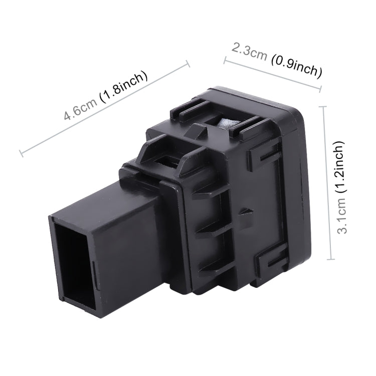 Car Fog Light 5 Pin On-Off Button Switch for Nissan Sylphy(Green Light)