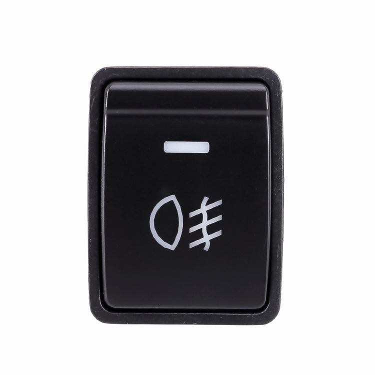 Car Fog Light 5 Pin On-Off Button Switch for Nissan Sylphy(Green Light)