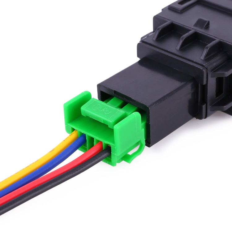 Car Fog Light 5 Pin On-Off Button Switch with Cable for Nissan Sylphy(Green Light)