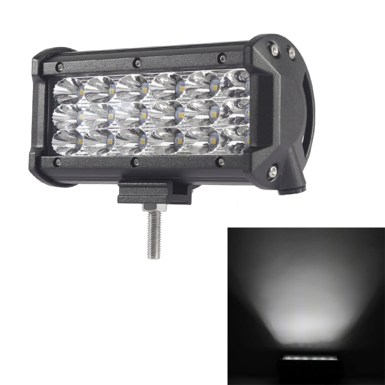 DC 10-30V 72W 7200LM 6000K Waterproof IP68 Vehicle Car Boat Marine External Work Lights Emergency Lights 30 Degrees Adjustable Spot Light LED Car Bulbs with 18 Intense CREE Lights (White Light)