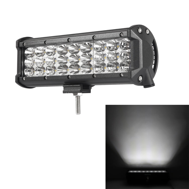 DC 10-30V 108W 10800LM 6000K Waterproof IP68 Vehicle Car Boat Marine External Work Lights Emergency Lights Adjustable 30 Degree Spot/60 Degree Flood Light LED Car Bulbs with 27 Intense CREE Lights (White Light)