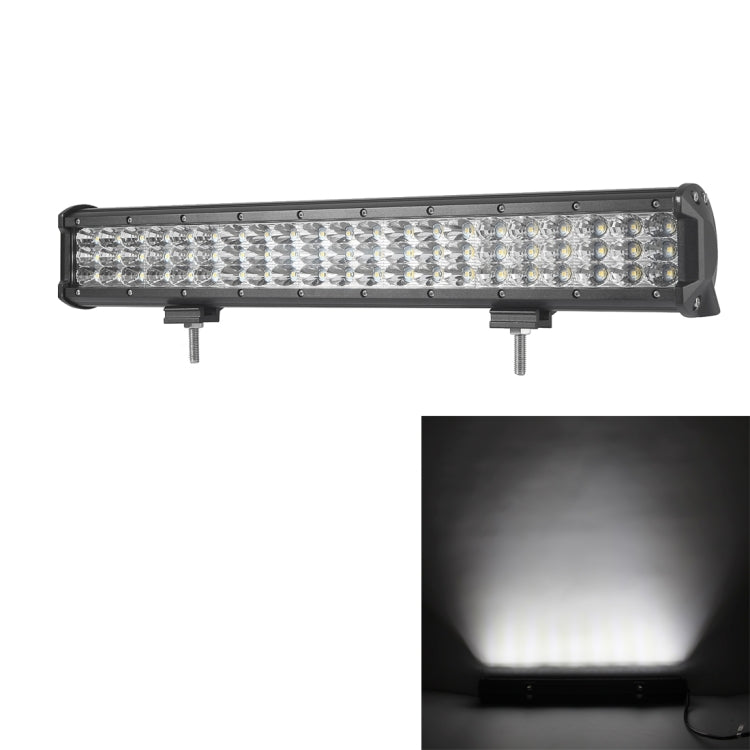 DC 10-30V 252W 25200LM 6000K Waterproof IP68 Vehicle Car Boat Marine External Work Lights Emergency Lights Adjustable 30 Degree Spot/60 Degree Flood Light LED Car Bulbs with 63 Intense CREE Lights (White Light)