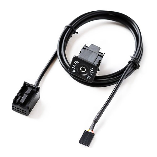 AUX Interface + Wiring Hardness for Ford Fiesta / Focus / Mondeo / PUMA / MK2 / MK3 / S-MAX, Cable Length: 1.5m