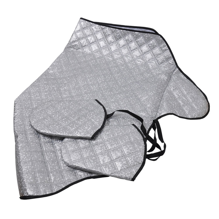 Car Auto Aluminum Film Sunshine Frost Snow Protect Windshield Cover, with Mirror Cover